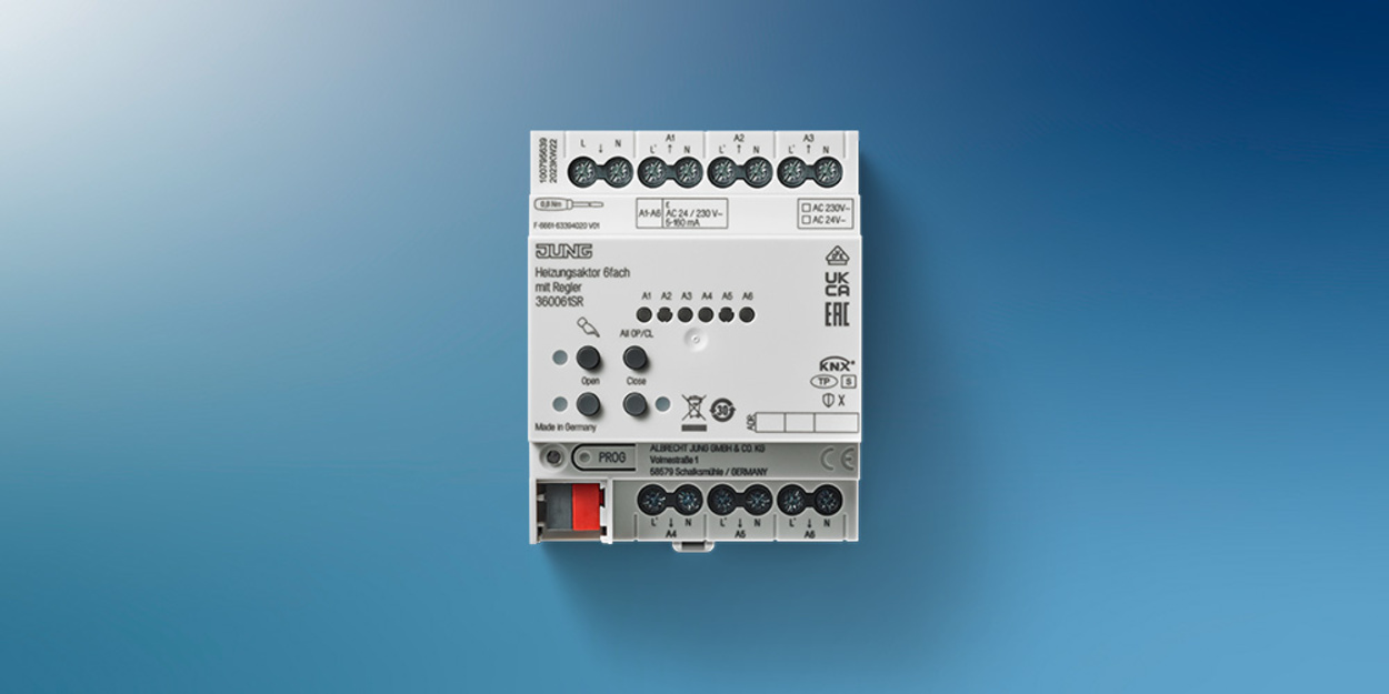 KNX Heizungsaktor 6-fach bei Elektro Harrasser GmbH in Irschenberg