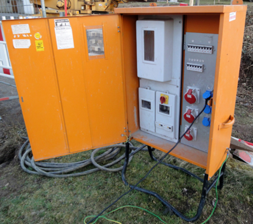 Baustromkasten bei Elektro Harrasser GmbH in Irschenberg